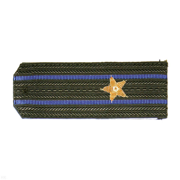 Погоны ФСБ ст/обр оливк. с 2 вас. просв., вышит. канителью (майор)