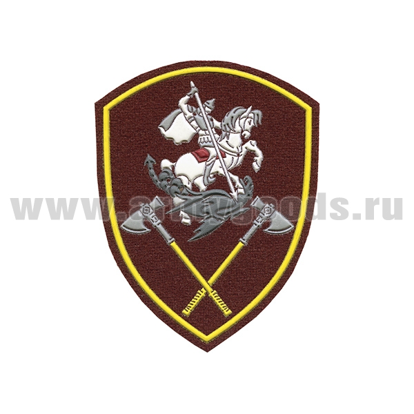 Шеврон пласт Росгвардия Приволжский ВО (Управление)