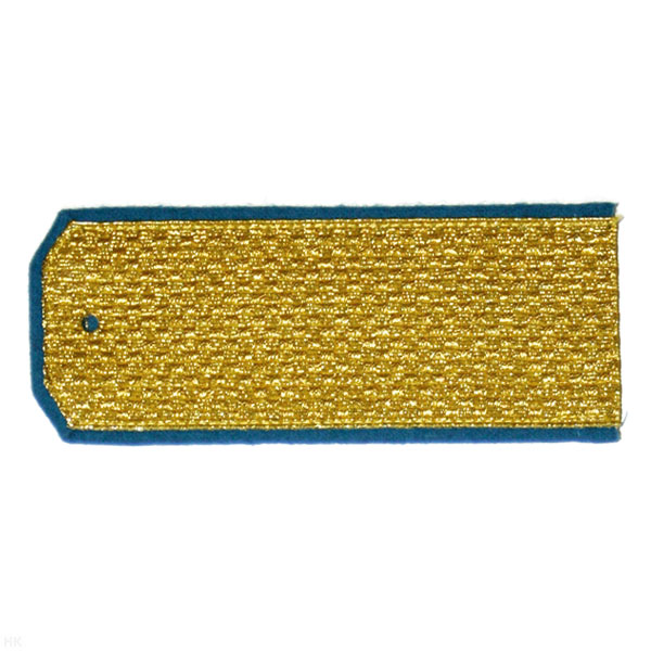 Погоны парад. зол. мет. голуб. кант (с хлястиком)
