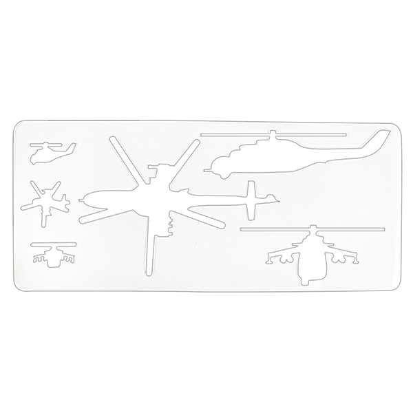 Трафарет тактический (170х75 мм) Ми-24