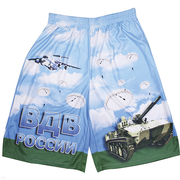 Шорты цветные ВДВ России (техника)