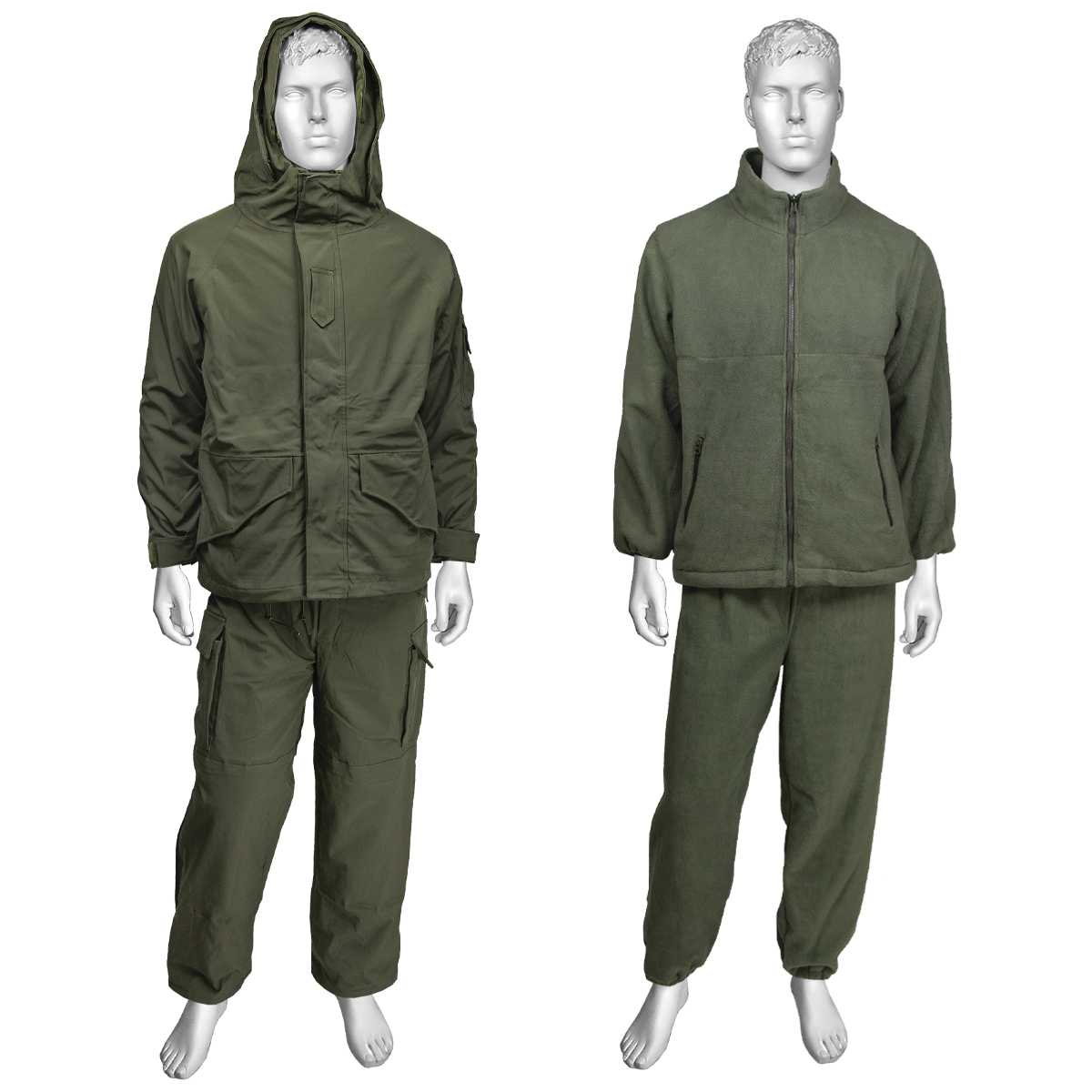Костюм д/с ПАРКА (утепленный флисом) оливковый