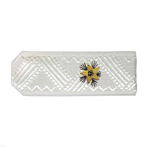 Погоны Контр-адмирал чисто-белые (на белую рубашку)