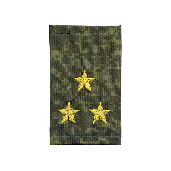 Ф/пог. "русская цифра" вышит. желтым (полковник)