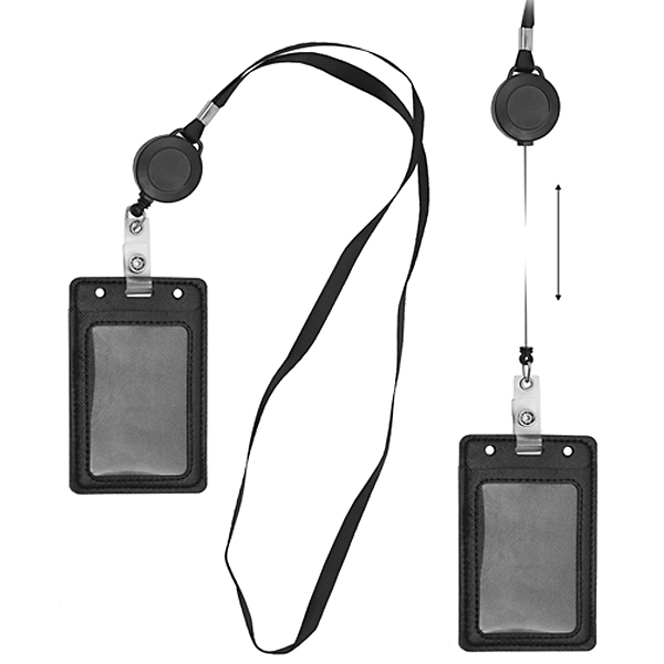 Держатель для бейджа с выдвижным механизмом