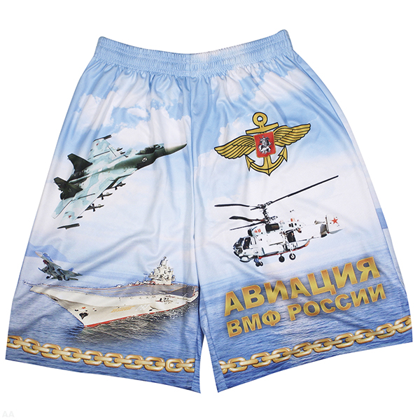 Шорты цветные Авиация ВМФ России