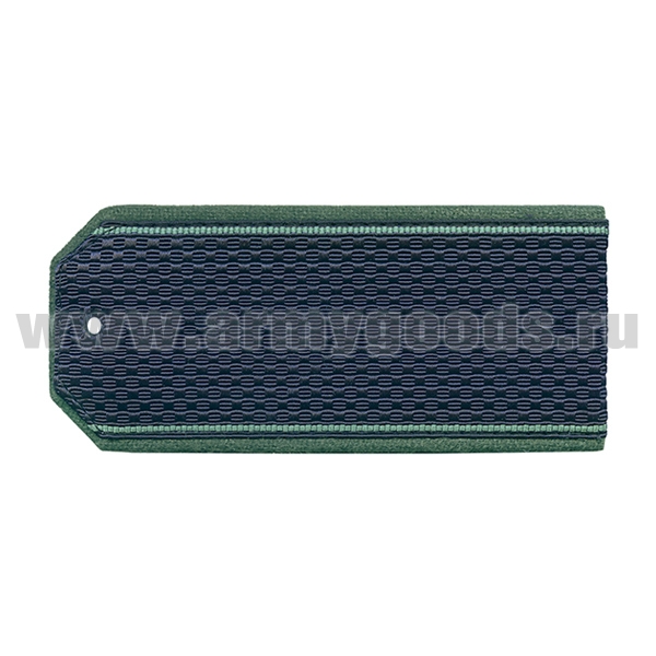 Погоны иссиня-черн. (зел. кант) зел. кант (ПС ФСБ кит.) 12,5 см