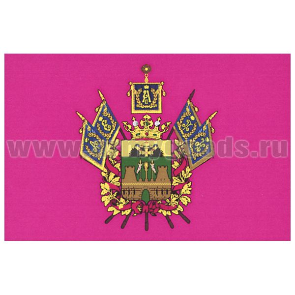 Флаг Кубанского войскового казачьего общества (2010 г.) (90х135 см)