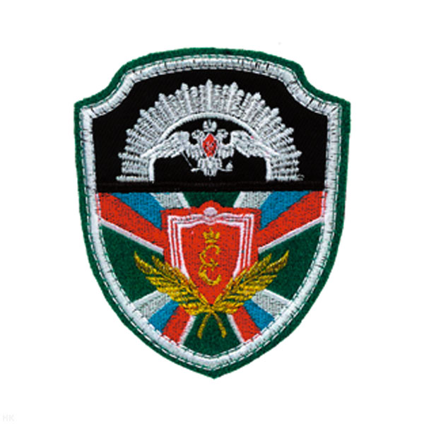Шеврон вышит. КК ПВ г. Пушкин (щит с симв.)