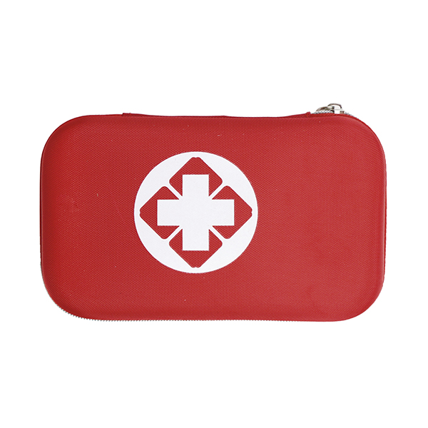 Аптечка укомпл. дорожная компактная в красном/черном органайзере
