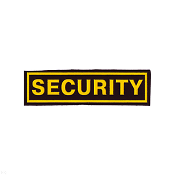 Нашивка на грудь пластизол. Security