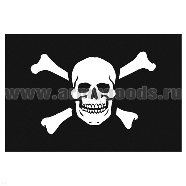 Флаг Веселый Роджер (90х135 см)