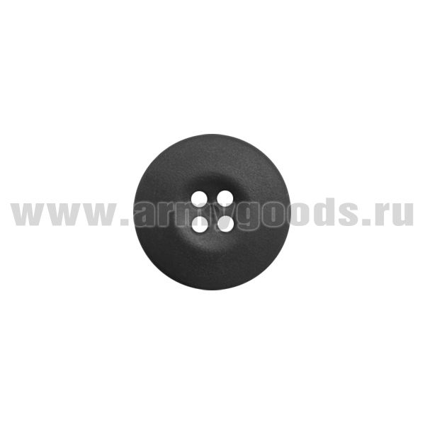 Пуговица пласт. НАТО 20 мм черная