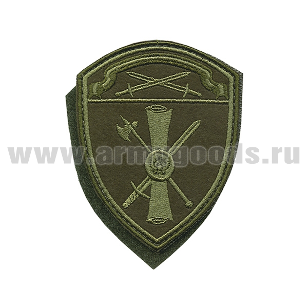 Шеврон вышит. Росгвардия Северо-западный ВО (ЛРР и ГК) полевой на липучке