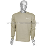 Фуфайка зим. х/б с начесом песочная с надп. белой краской Армия России (к кост. офисному) уставная р-ры с 40 по 60