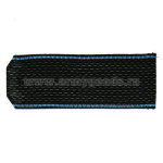 Погоны черн. голуб. кант