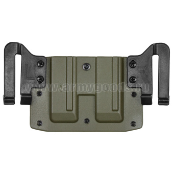 Подсумок тактический под 2 магазина ПМ (ударопрочный полиамид) оливковый