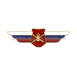 Значок мет. Должностной знак начальника воинского формирования, ведущего научо-исслед. деятельность (№25)