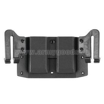 Подсумок тактический под 2 магазина Глок (ударопрочный полиамид) черный