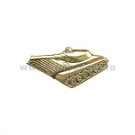 Значок мет. БМП-2 зол./сереб. мал. на пимсе