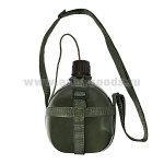 Фляга армии Китая 1 л (алюминиевая крашеная) с ремнем