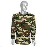 Фуфайка лет. х/б интерлок кмф зелёная