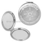 Зеркало карманное с лазерной гравировкой МЧС России (Предотвращение, спасение, помощь)