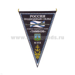 Вымпел пластизол. Россия Подводные силы АПЛ К-173 Тамбов