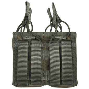 Подсумок открытого типа для 4 маг АК (оливковый) (с системой крепления "MOLLE") 