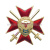 Значок мет. 76 гв. ВДД (серия ВДВ (красн. крест с мечами)