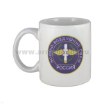 Кружка фарф. (0,3 л) ВВС (шеврон, флаг ВВС)