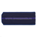 Погоны иссиня-черн. (вас. кант) 1 вас. пр. (ФСБ нов/обр кит.) на пластике