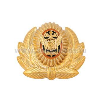 Кокарда пласт. Федерация Союза Казаков бол. зол. (ФСК)