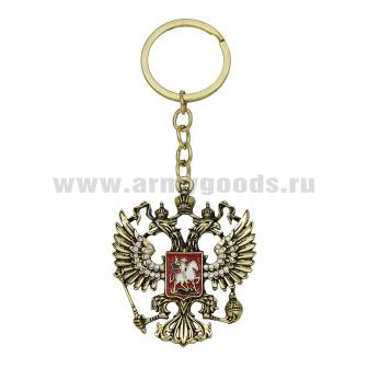 Брелок мет. Орел РФ (цветной)