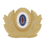 Кокарда мет. МЧС нов/обр (без розы ветров) большая зол. (узкий овал)