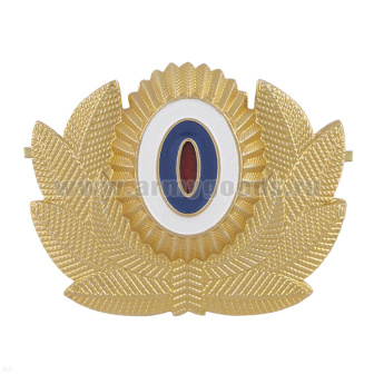 Кокарда мет. МЧС нов/обр (без розы ветров) большая зол. (узкий овал)