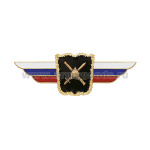 Значок мет. Должностной знак начальника военной академии Генштаба ВС РФ (№8)