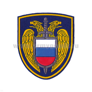 Шеврон пластизолевый ФСО (васильк.)