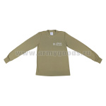 Фуфайка лет. х/б кулирка песочная нов/обр с надп. белой краской Армия России (со звездой) к костюму офисному детская