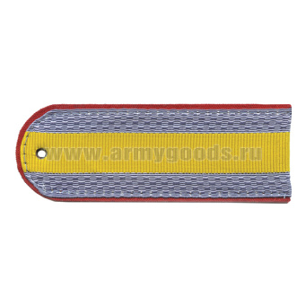 Погоны серо-голубые (красн. кант) старшина Полиция (ОВД) на рубашку