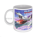 Кружка фарф. (0,3 л) ВВС России (2 самолета над морем)