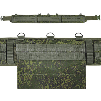 Пояс тактический малый "русская цифра" (ширина 10 см) с системой крепления "MOLLE" и отсеком под баллистический пакет