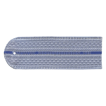 Погоны серо-голуб. 1 васильк. пр. без канта Юстиция н/о на рубашку (на пластике)