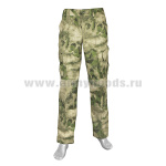 Брюки лет. к костюму РГ-1 “мох” (A-TACS FG) (ткань “шлифовка”, 100 % хлопок)