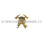 Значок мет. Пожарный (мал., без венка) на пимсе (латунь)