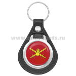 Брелок с эмблемой-смолой на виниловой подкладке Сухопутные войска (эмблема нов/обр)