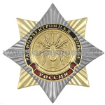 Значок мет. Орден-звезда РЭБ