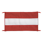 Повязка на рукав красная с белой полосой (без вышивки) ВМФ