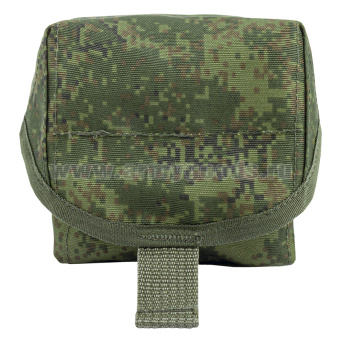 Чехол для аптечки АППИ (11х7х12 см) "русская цифра" (A-TACS FG) (с системой крепления "MOLLE")