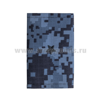 Ф/пог. Росгвардия ВОХР (расцв. "точка") вышит. черн. (мл. лейтенант)